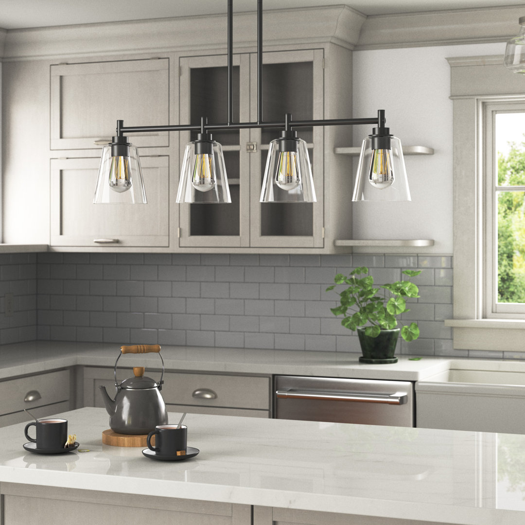 Washington Mews 4 - Light Kitchen Island Linear Pendant